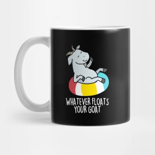 Whatever Floats Your Goat Cute Goat Pun Mug